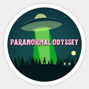 Paranormal Odyssey Podcast - Original Logo Sticker